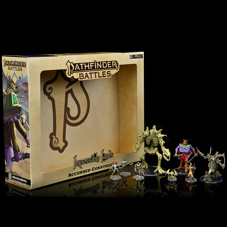 Pathfinder Battles: Impossible Lands Accursed Constructs Boxed Set - 8 Pre-Painted Miniatures