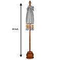 thumbnail image 3 of Koyal Wholesale Tabletop Bali Umbrella, 34-Inch, Gray, 3 of 7