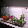 thumbnail image 2 of Unique Bargains 2 Pcs Aquarium Plants Decoration Artificial Aquatic Plant Orange, 2 of 7