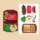 thumbnail image 1 of Western Kitchen Toy Set With Simulated Food Toys Hamburgers Pizzas Play House Set For Childrens Gifts, 1 of 6