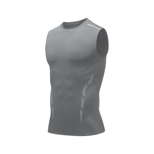 pstuiky Camiseta sin mangas para hombre, Camiseta de verano para hombre, color liso, sin mangas, cuello redondo, informal, deportiva, cuello redondo Camisas para hombres xxl