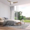 thumbnail image 3 of Smaair 56"  Indoor/Outdoor Smart Ceiling Fan, Dimmable LED Light Kit & Remote, 3 of 9