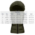 thumbnail image 3 of MOONDU Womens Puffer Vest Quilted Sleeveless Faux Fur Hood Zip Pockets Fall Winter Warm Outerwear for Layering Casual, 3 of 9