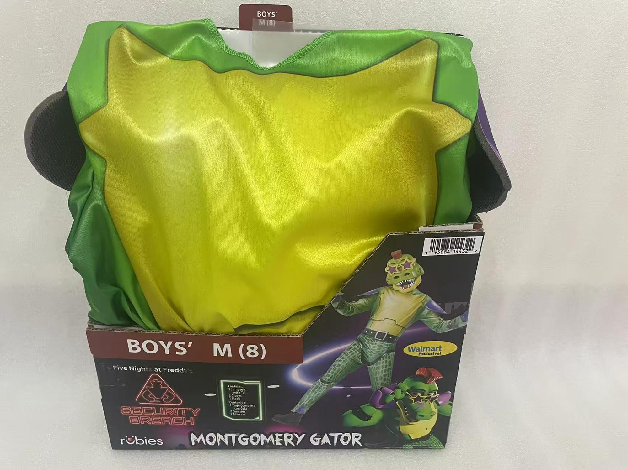 Five Nights at Freddy's Gator Halloween Costume for Children, Boys' Size M (8), by Rubies