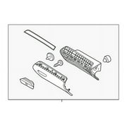 Genuine OE Ford Glove Box Assembly - EB5Z-78060T10-BC Fits select: 2011-2015 FORD EXPLORER XLT