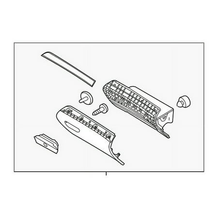 Genuine OE Ford Glove Box Assembly - EB5Z-78060T10-AB Fits select: 2011-2015 FORD EXPLORER