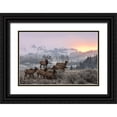 thumbnail image 1 of Kalathas, Nick 24x17 Black Ornate Wood Framed with Double Matting Museum Art Print Titled - First Light, 1 of 4