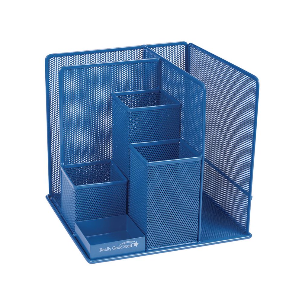 Desktop Mesh Organizer Blue (Item