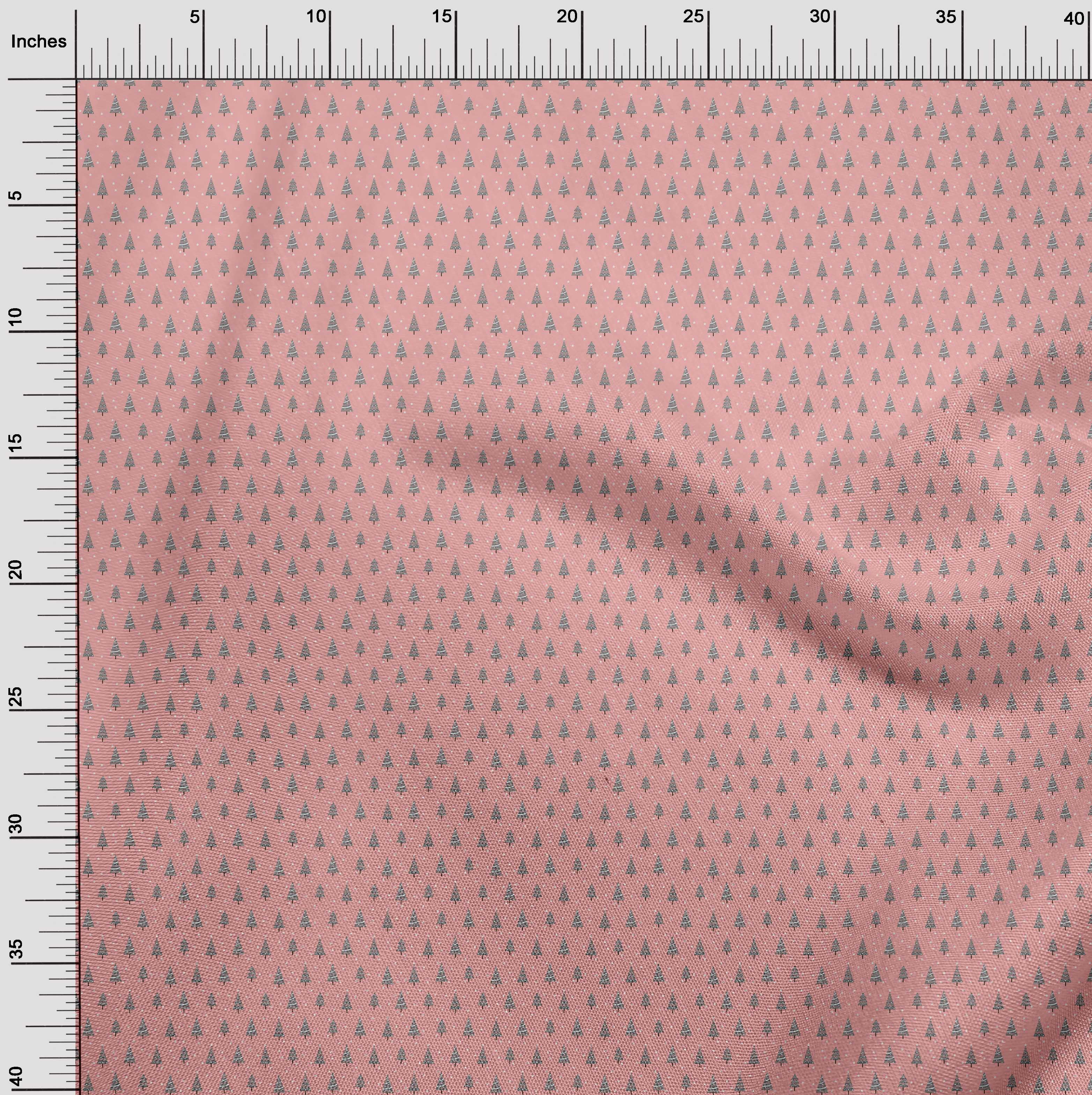 oneOone Cotton Jersey Light Pink Fabric Christmas Dress Material Fabric Print Fabric By The Yard 58 Inch Wide