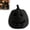 Black, variant on Halloween Pumpkin Desktop Black Candle Holder Elegant Tabletop Ornament Cozy Fall Home Decor for Shelf Mantel Coffee Table Holiday Gift (7.8"x10" Pumpkin)