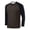 Brown, variant on WIZUTIZ Men's Mesh Raglan Tee Solid Round Neck Long Sleeve Pullover Breathable Lightweight Summer Casual Active Top