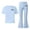 P12 Blue, variant on Tfken Girls Outfit Sets Bow Graphic Short Sleeve Tops With Flare-Leg Pants Set Summer Casual Toddler Classic Clothes Size 9-10 Years Black