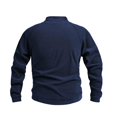 thumbnail image 2 of Fleece Sweatshirts for Men Winter Warm Sweater Pullover Casual Stand Collar Sweat Shirts Workout Gym Sports Outdoor Sportwear Plush Thicken Sweatshirt, 2 of 7