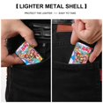 thumbnail image 3 of Rainbow Ruby-theme Copper Metal Lighter Shell, Premium Replacement Refillable Lighter Case with Durable Metal Construction, Compatible with Zippo and Most Standard Lighter Models, 3 of 6