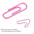 thumbnail image 4 of Unique Bargains Paper Clips 1.1 Inch Vinyl Coated with Box for Office Home Pink Count 400, 4 of 6