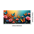 thumbnail image 3 of Beautiful Butterfly and Flower Design Background Banner Party Decors Backdrop for Garden Parties Outdoor Celebrations Photo Shoots and Spring Events, 3 of 8