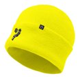thumbnail image 5 of Dalix Chill Touch Embroidered Skeleton Winter Beanie Hat Knit Cap Cold Weather Mens in Neon Yellow, 5 of 5