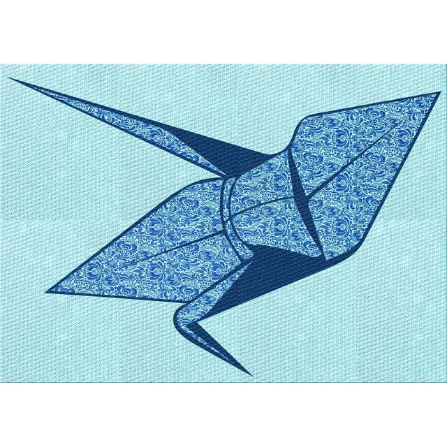 Ahgly Company Tapis Rectangulaire d'Intérieur Lavable en Machine Bleu Transitionnel, 7 Pieds x 9 Pieds