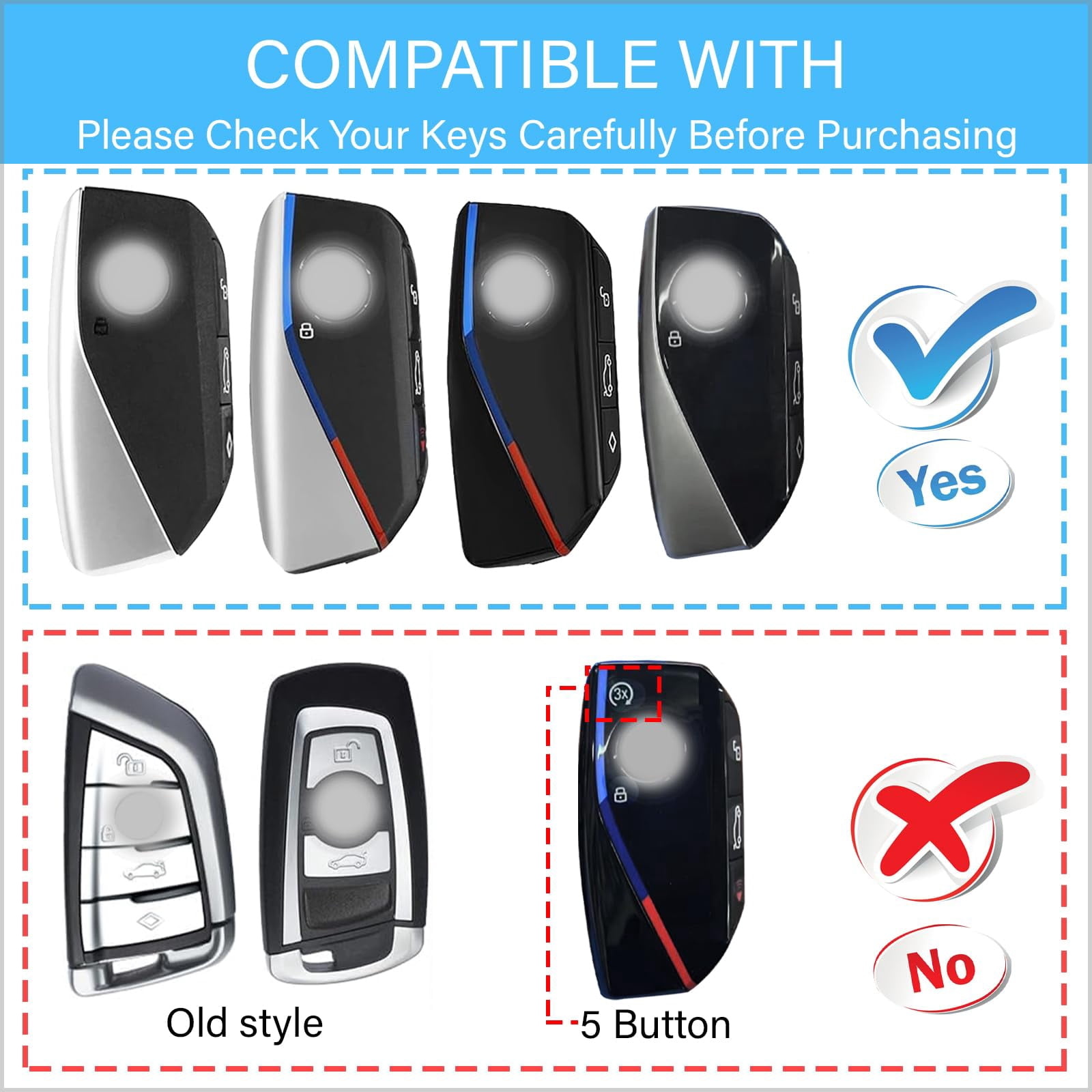 4-Buttons fit BRZ Legacy Outback Ascent Crosstrek Forester WRX Remote Key, Subaru key fob cover case with keychain, Texture Soft TPU key case/skin, Vehicle Accessories