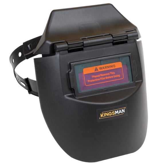 Careta Electrónica Para Soldar Uso Industrial 9-13 Kingsman negro