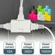 thumbnail image 3 of Rotate Plug Eu Converter One In Three 180 Degree Extension Plug Multi Plug Mini Slim Wireless Outlet Adapter Light Convenient, 3 of 5