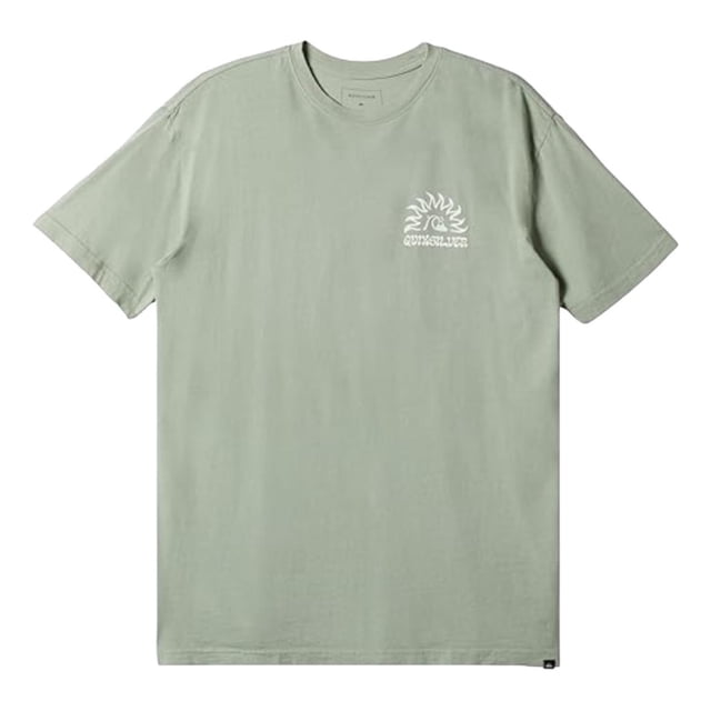 Playera Quiksilver Earthy Type Para Hombre Color Verde Modelo AQYZT09423GHG0