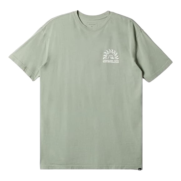 Playera Quiksilver Earthy Type Para Hombre Color Verde Modelo AQYZT09423GHG0