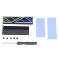thumbnail image 2 of Thermal M.2 2280 SSD Heatsink Aluminium Alloy Fast Heat Dissipation M.2 2280 SSD Cooler With Silicone Pad For Desktop Computer, 2 of 8