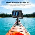thumbnail image 3 of golytefs Fish Finder Mount Base 360 Degree Swivel Fish Finder Rack Boat Gps Plate Bracket, 3 of 9