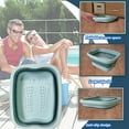 thumbnail image 3 of Product Classification Other Cleaning Supplies | Product Title Pool Foot Bath Tray with Massager and Portable Rinse Tub for Pool Entry | Spa Like Foot Spa Design for Above Ground Pools, 3 of 7