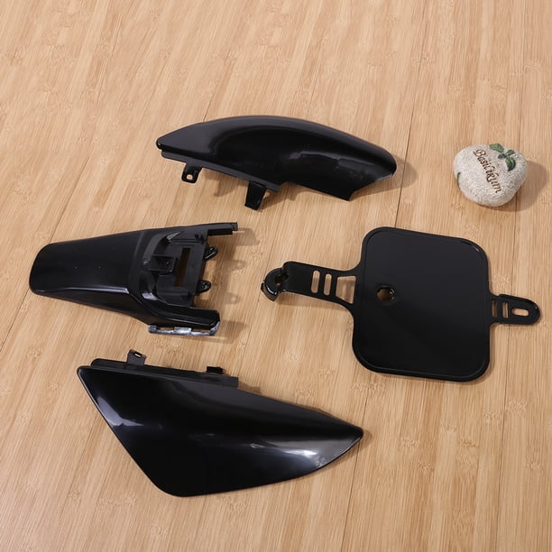 Carenado De Plastico Kit de carenado negro Kit de cuerpo de carenado de plástico profesional Guardabarros para Honda CRF50
