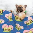 Yiaed Avocado Lovers Print Dog BlanketsCat Blanket Washable for Couch