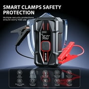 NEXPOW 3000A Jump Starter with Air Compressor, 150 PSI Digital Tire Inflator, 16000mAh PD 30W Fast Charge, 12V Battery Booster Power Bank for 8.5L Gas/6.5L Diesel