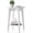 Cloud White, variant on Set of 2 Small Round End Tables with Tapered Legs and Curved Transitions for Living Room or Bedroom in Honey Brown