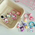 thumbnail image 3 of Sanrio Kawaii Anime dibujos animados gato melodía Kuromi llavero mochila colgante creativo llavero Cinnamoroll regalos de cumpleaños juguete DIY nuevo, 3 of 5