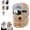 Brown, variant on 2027 New 5-in-1 Fleece Hat and Neck Warmer, Outdoor Biking Hat with Goggles, Detachable Face Mask,Breathing Valve, Windproof, Skiing, Motorcycle, Snowmobile.