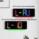 thumbnail image 4 of Reloj de Pared Digital Grande RGB, 8 Colores, Luz Ambiental, Temperatura, Humedad, Fecha, 2 Alarmas, Reloj de Mesa, Temporizador, Cuenta Regresiva., 4 of 5