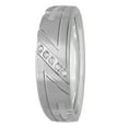 thumbnail image 2 of Men's Diamond Accent Stainless Steel Tapered Cross Ring, 2 of 4