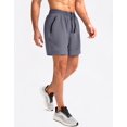 thumbnail image 2 of Pantalones cortos para correr Pudolla para hombre con bolsillos con cremallera, 2 of 7