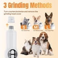 thumbnail image 6 of Mcbazel 2-in-1 Rechargeable Pet Nail Grinder & Hair Trimmer with LED Light for Small & Large Dogs Cats, 6 of 9
