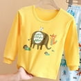 thumbnail image 3 of Enyan Toddler Baby Boy Clothes Size 12M 24M 3T 4T 5T Long Sleeve Cute Shirt+Elastic Waist Pant 2Pcs Outfits Set（18-24 Months）, 3 of 4