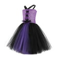 thumbnail image 4 of Odeerbi Girls Dresses Autumn Baby Festival Witch Mesh Tutu Skirt Performance Skirt Purple, 4 of 7