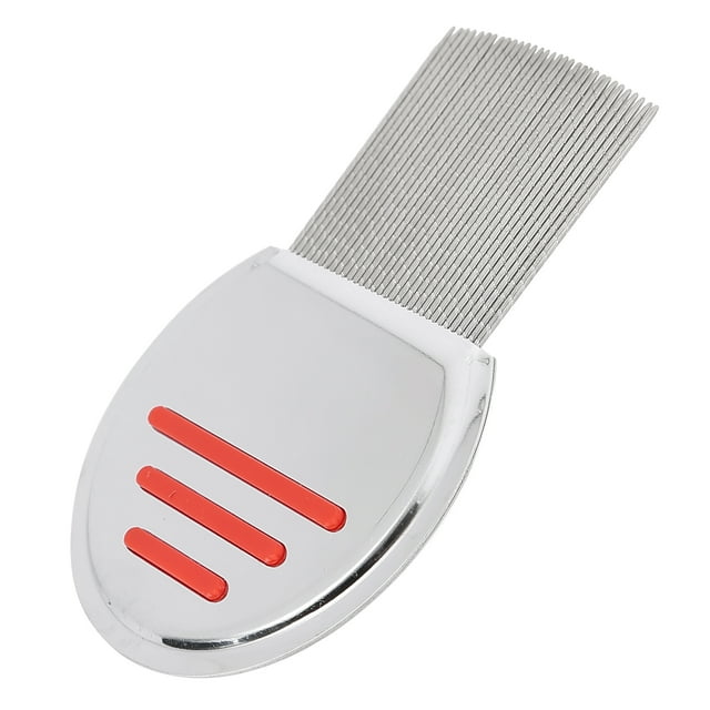 LYUMO Peigne en Acier Inoxydable Sans Poux, Peigne pour Enlever les Poux, Peigne Professionnel en Acier Inoxydable pour Traiter les Lentes et les Poux, Peigne Portable pour Enlever les Poux