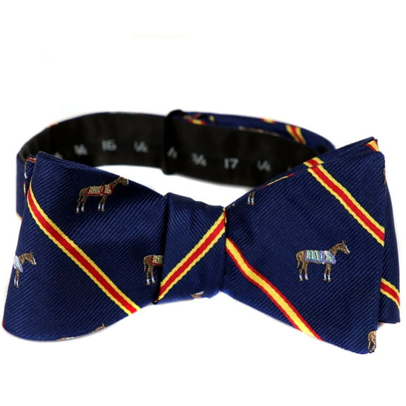 BuyYourTies - FBTZ-420 - Mens Aficionado Self Tie Bow Tie - Navy