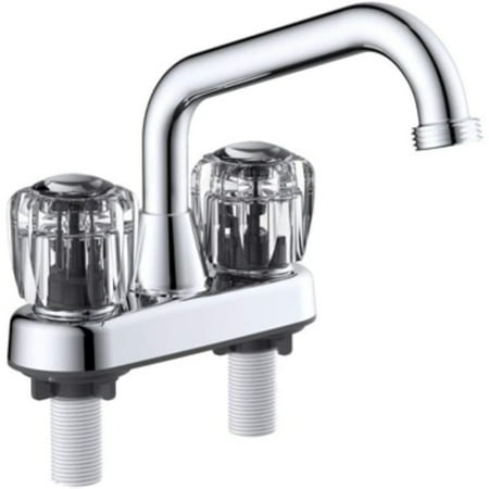 

LeCeleBee Classic Chrome Two Handle Laundry Faucet 4 in. Finish : Chrome By Brand LeCeleBee