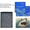 thumbnail image 7 of Fierce Sharks 1000 Piece Puzzle for Adults, Family Game Intellective Toys Wall Art Work for Educational Gift Home Decor, 29.5"x19.7", 7 of 7