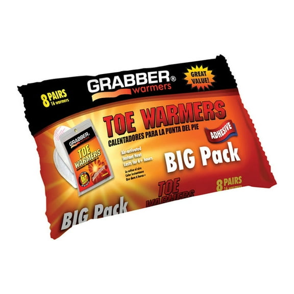 1 pc Grabber Warmers Toe Warmer 16 pk