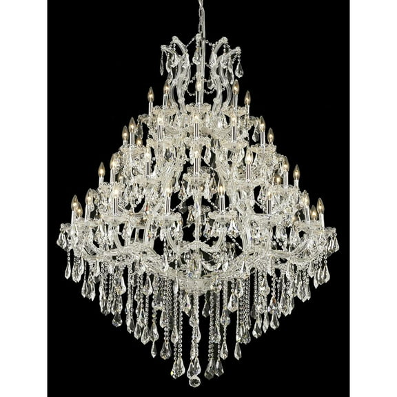 Elegant Lighting Maria Theresa 46" 49 Light Royal Crystal Chandelier