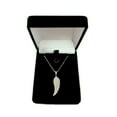 thumbnail image 4 of Sterling Silver Angel Wing Pendant Necklace, 18", 4 of 5