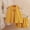 Yellow, variant on TAGOLD Kids Toddler Casual 2 Piece Outfits Set,Boys Girls Summer Sleeveless Tank Sets,Solid Color Gauze Set Double-layer Breathable Two-piece Set Bow Top And Pants Set Round Neck Set,4 Years
